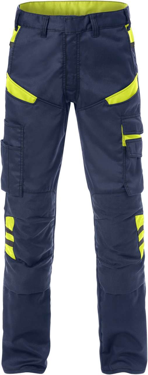 Fristads Byxa 2555 STFP Marinblå/Varsel Gul C58