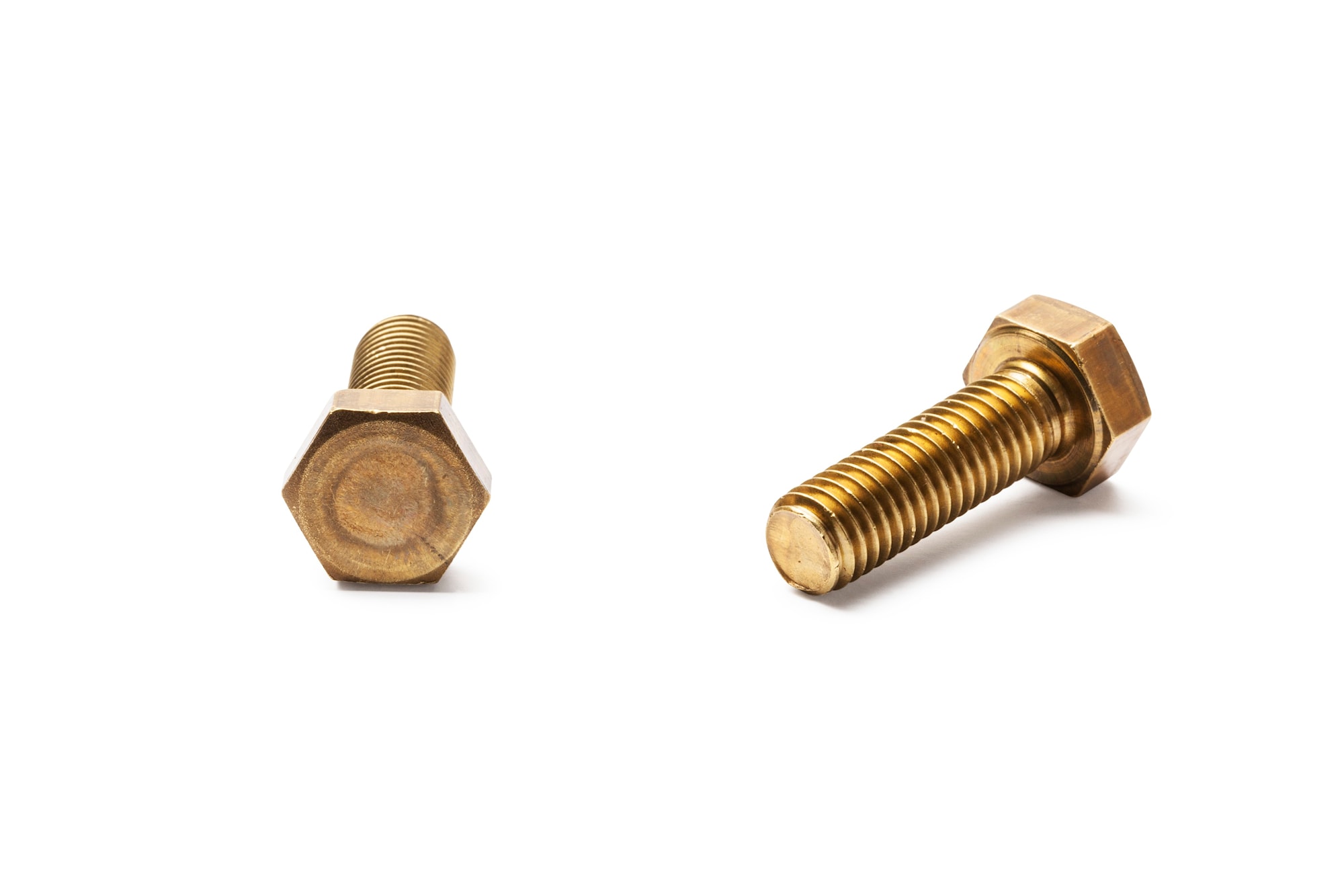 Arvid Nilsson Sekskantskrue helgjenget DIN 933 messing UBox