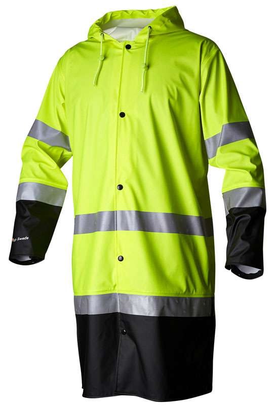 Top Swede Regnrock 181 Gul/Svart 3XL