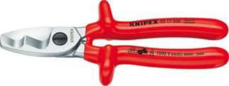 Knipex Kabelsax 9517200 200mm VDE, 20mm, med dubbelskär