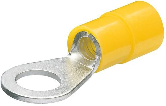 Knipex Ringkabelsko gul delisolerad, 5,0mm, 4,0-6,0mm², 100-pack, 9799177