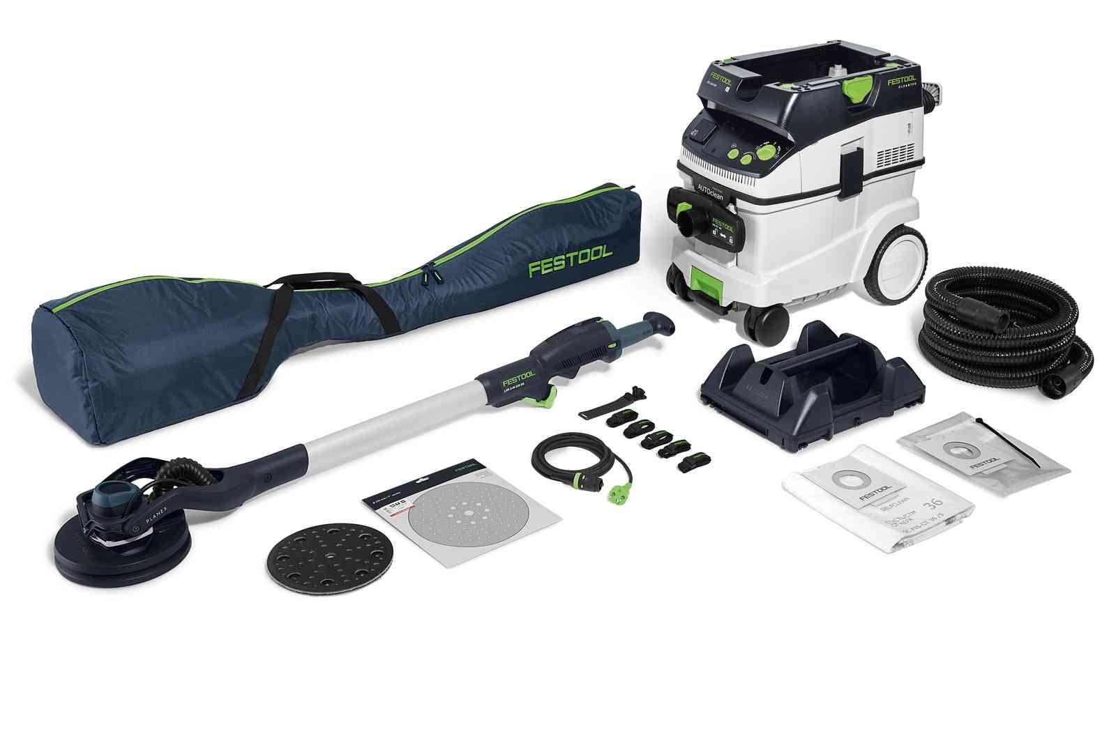 Festool Seinä- ja kattohiomakone PLANEX LHS 2-M 225 EQ/CTL 36-set