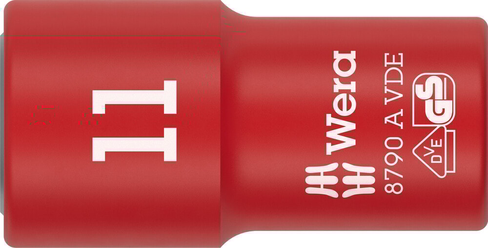 Wera 8790 A VDE Zyklop-hylsmejselinsats, isolerad, 1/4"