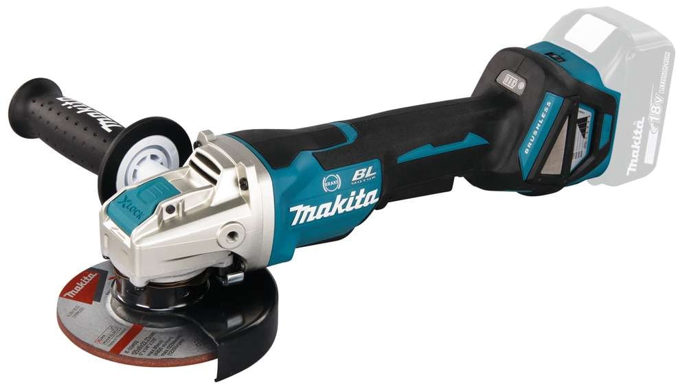 Makita Vinkelsliper LXT® 18V, 125 mm, 3 000 – 8 500 min⁻¹, X-Lock