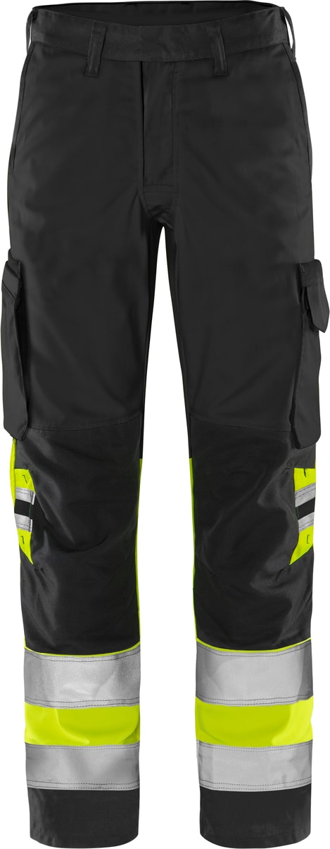 Fristads Høy synlighet Green bukser klasse 1 2668 GPLU Hi-Vis Gul / Svart D116