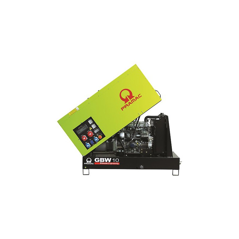 Pramac Elverk GBW10Y/FS5 L ACP LTS, PHS, inbyggt/ljudisolerat, 3-fas, diesel