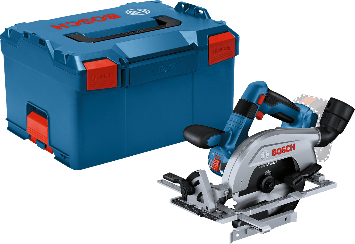 Bosch Cirkelsåg GKS 18V-57-2 L utan batteri och laddare i L-Boxx