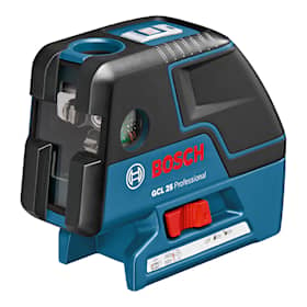 Bosch Yhdistelmälaser GCL 25 Professional sis. 4 x paristoa (AA), lasertähtäintaulu