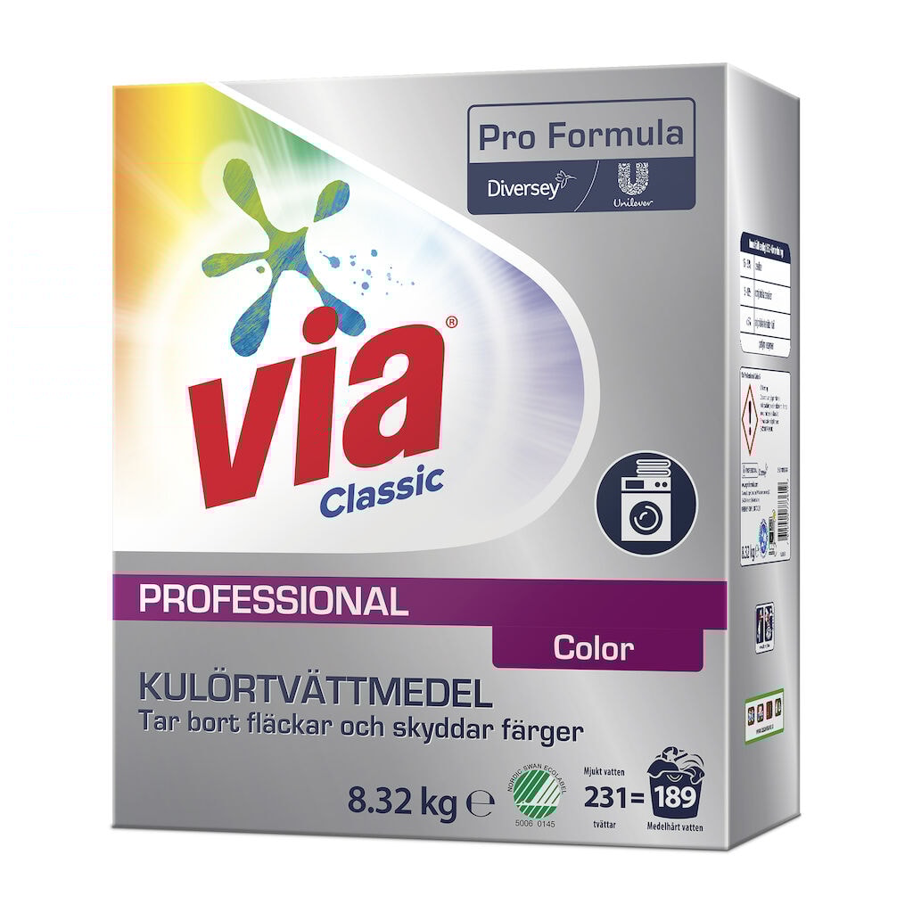 Via Tvättmedel Professional Color 8.32kg