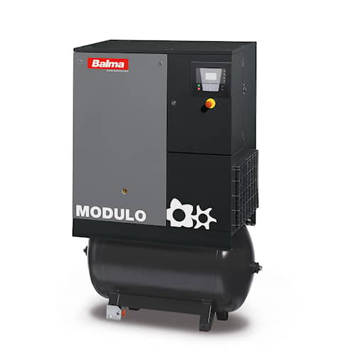 Balma Skruekompressor m/køletørrer MODULO E 11 10 Bar 270 l