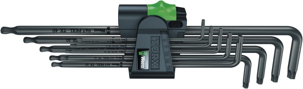 Wera Torxnyckelsats 967/9 TX XL T8-T40 9 delar