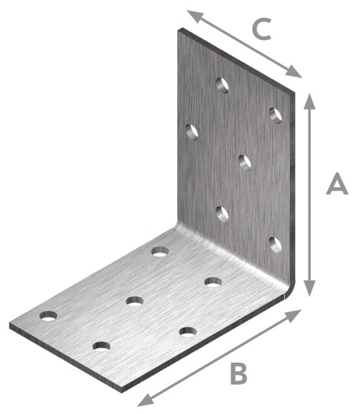 Arvid Nilsson Vinkelbeslag 80x60x60x2mm FZV -