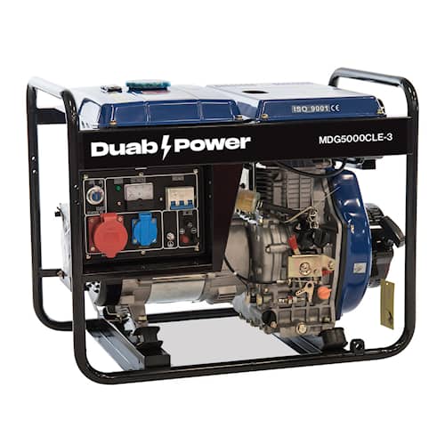 Duab-Power Elverk MDG5000CLE-3 3-fas diesel