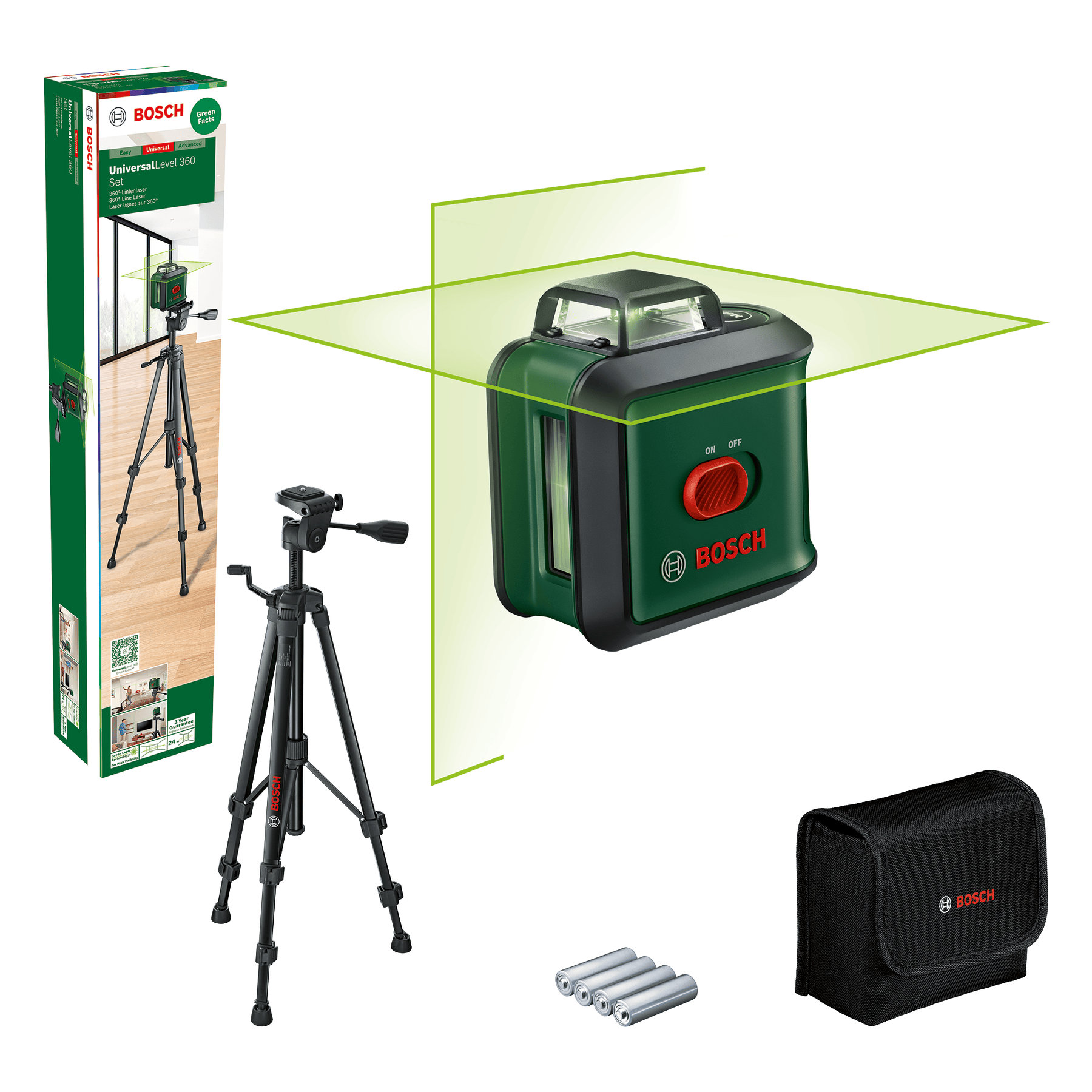Bosch DIY Cirkellaser Universallevel 360 Set (Tt150)