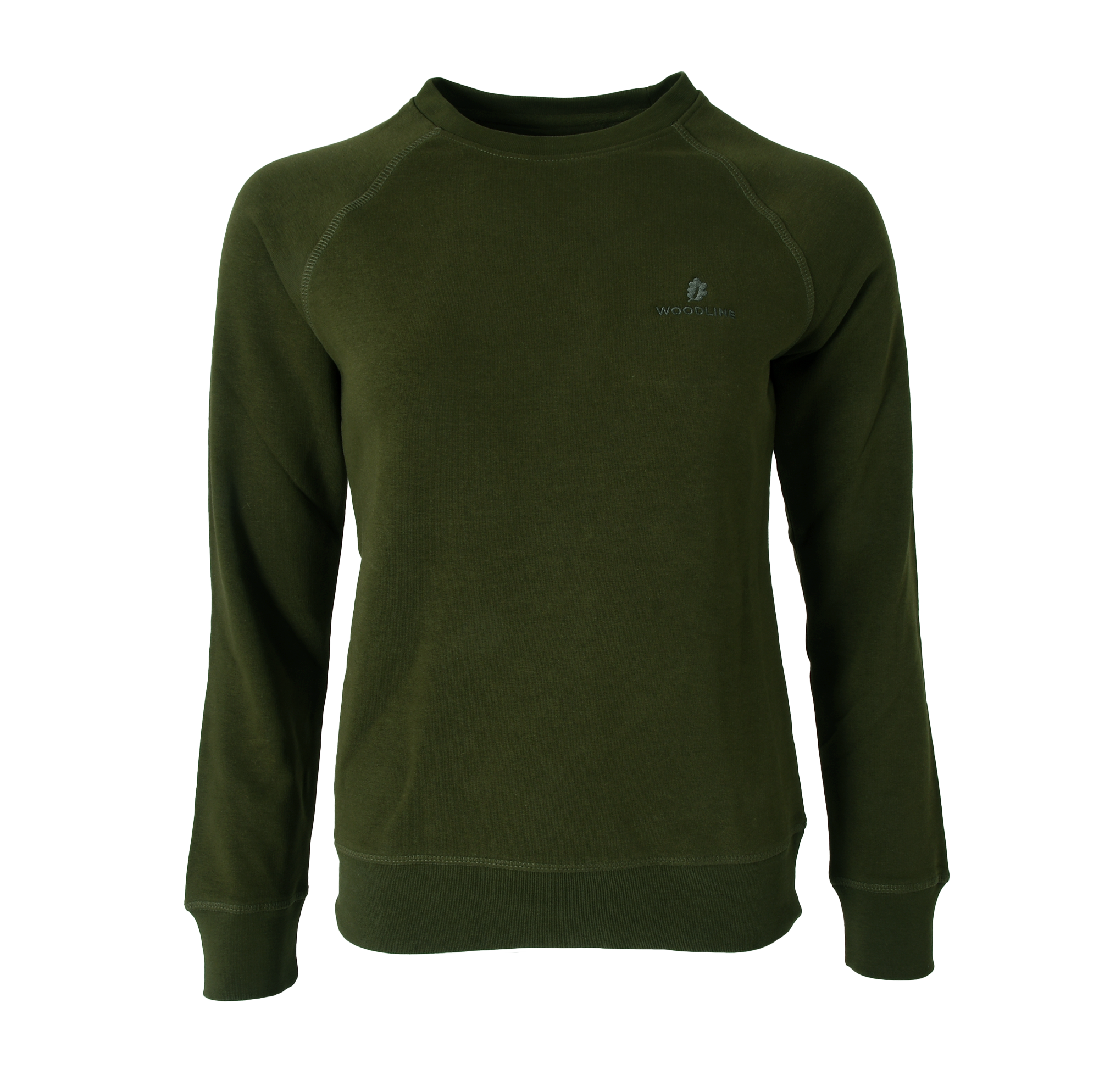Woodline Sweatshirt Grön Dam