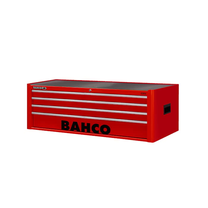 Bahco Classic överskåp med 4 lådor 40" C85 Röd