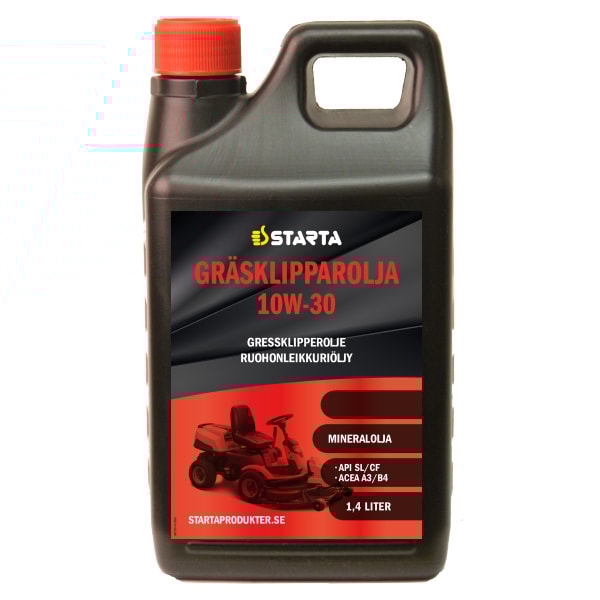 Starta Gräsklipparolja 10W-30 1,4 liter -