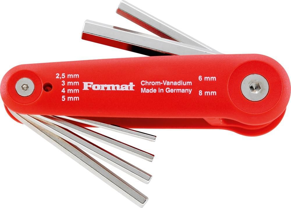 Format Kuusiokoloavainsarja 2,5–8 mm, 6 osaa