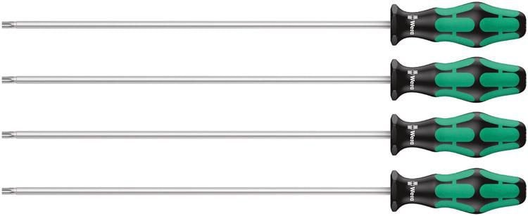 Wera skrutrekkersett Torx T2-30 300mm 4 deler
