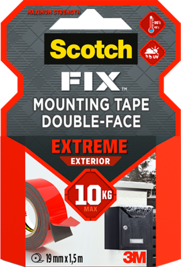Scotch Dubbelhäftande Tejp Extreme 19mm x 1,5m