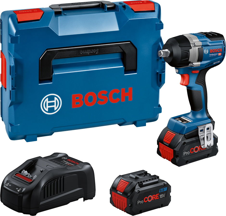 Bosch Mutterdragare GDS 18V-750 C 2X8Ah Pc Lb