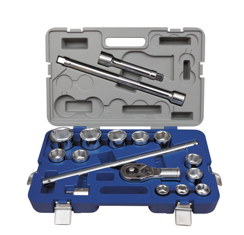 Irimo hylsenøkkelsett 3/4" 17 deler