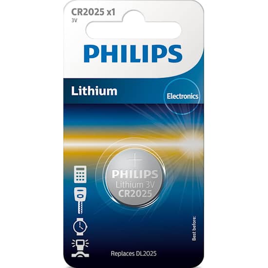 Philips Battericell Lithium CR2025