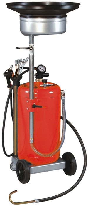 Spilloljeuppsamlare med Sugrör