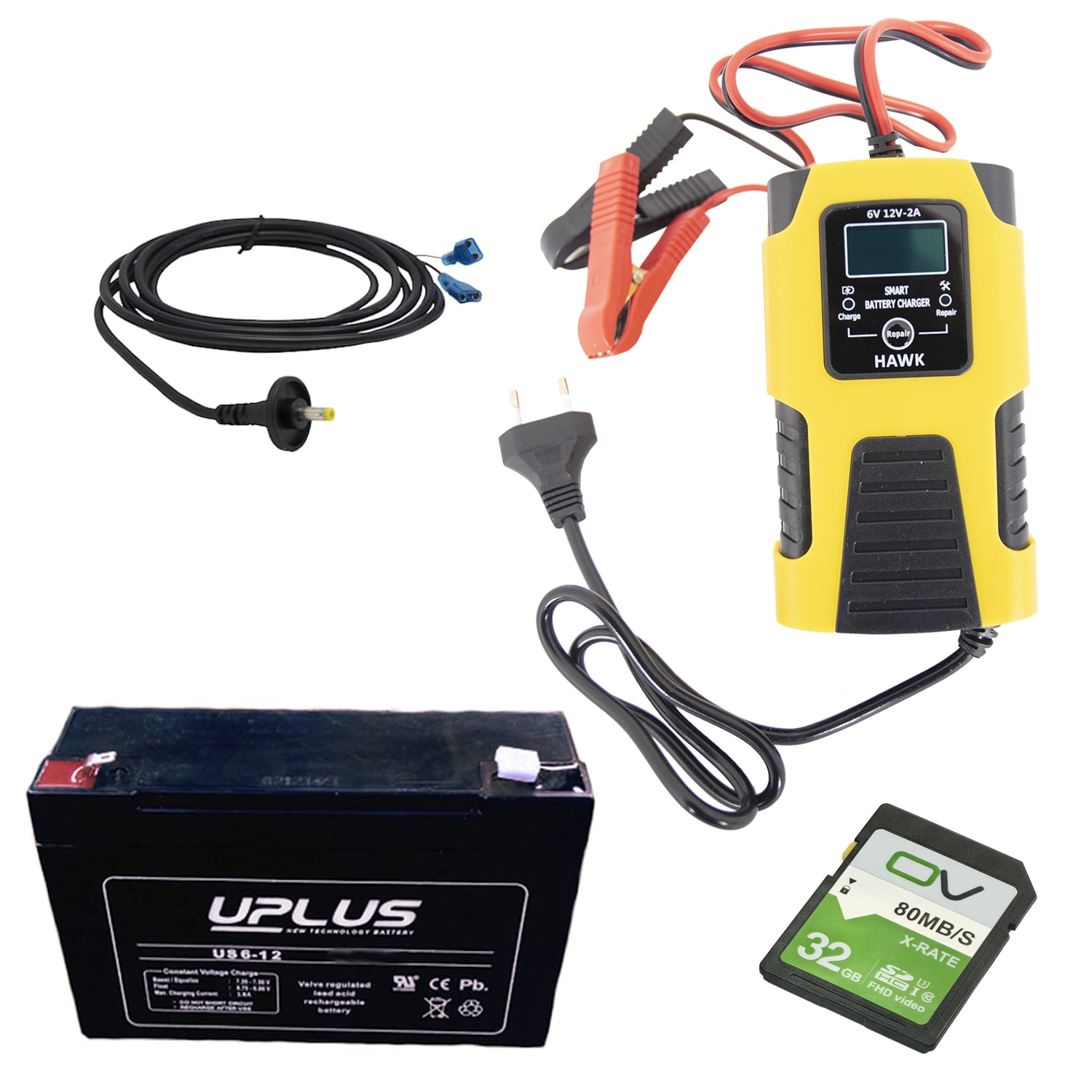 Tillbehörspaket till 6 volts ScoutGuard/BolyGuard-kameror