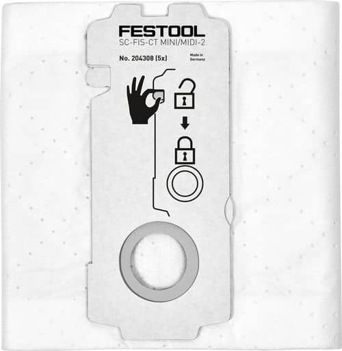 Festool Selfclean-pölypussi SC-FIS-CT MINI/MIDI-2/5/CT15
