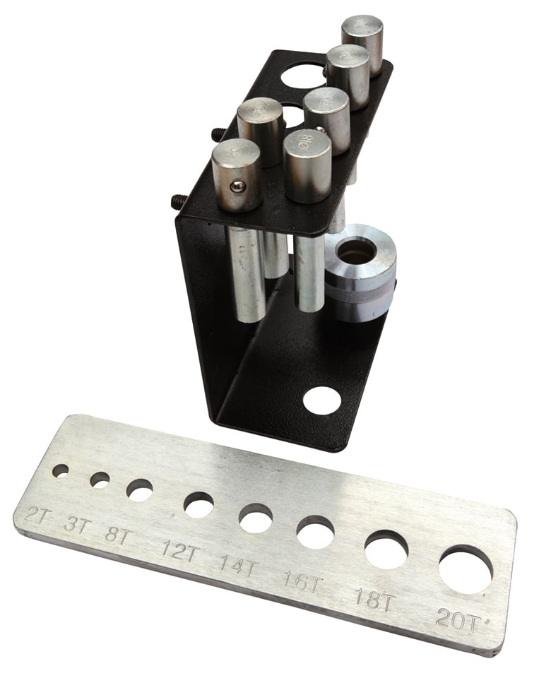 Bahco Dornsats BH715-13 6 st med slagplatta