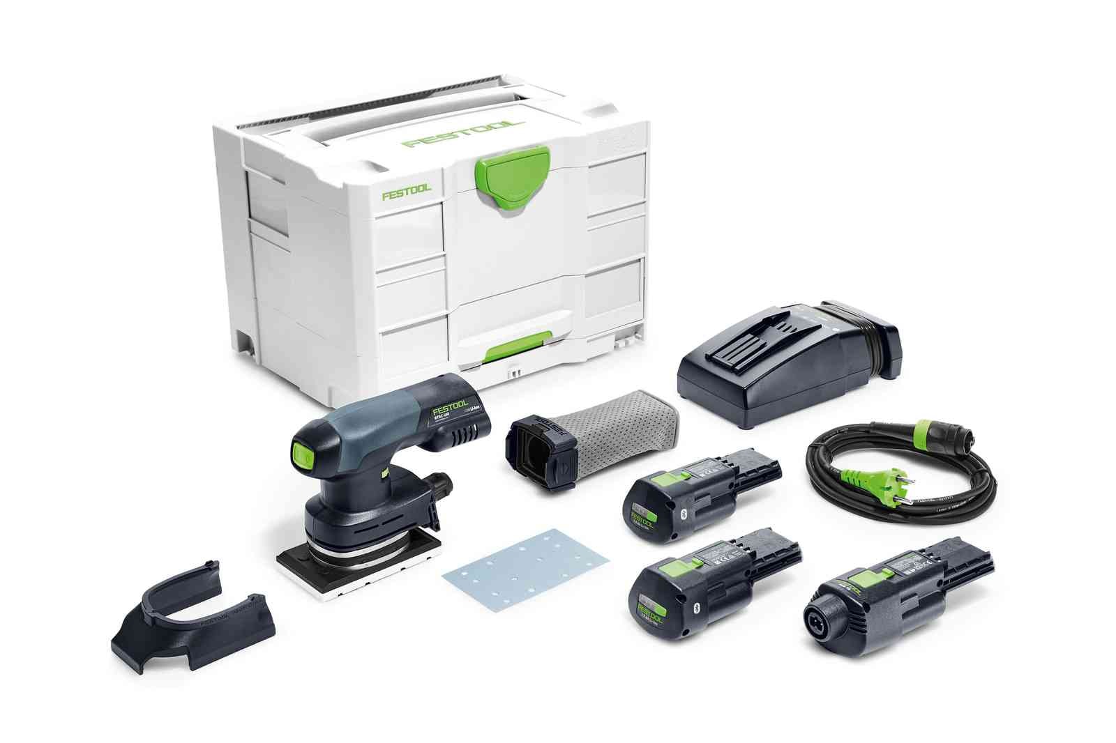 Festool Suorakulmainen hiomakone RTSC 400 Li 3,0 I-Set