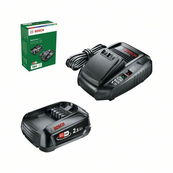 Bosch Batteriset 18V med 1x2,5Ah batteri med laddare AL 1830 CV -