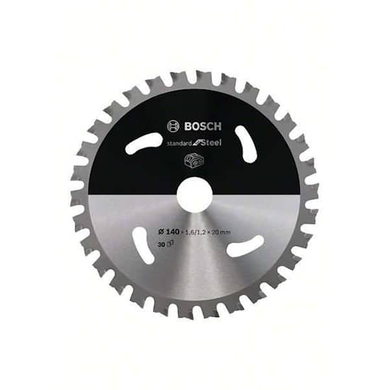Bosch Sågklinga Standard for Steel 140×1,6/1,2×20mm 30T