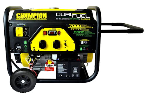 Champion Elverk CPG7500E2 7kW 1-fas Dual Fuel