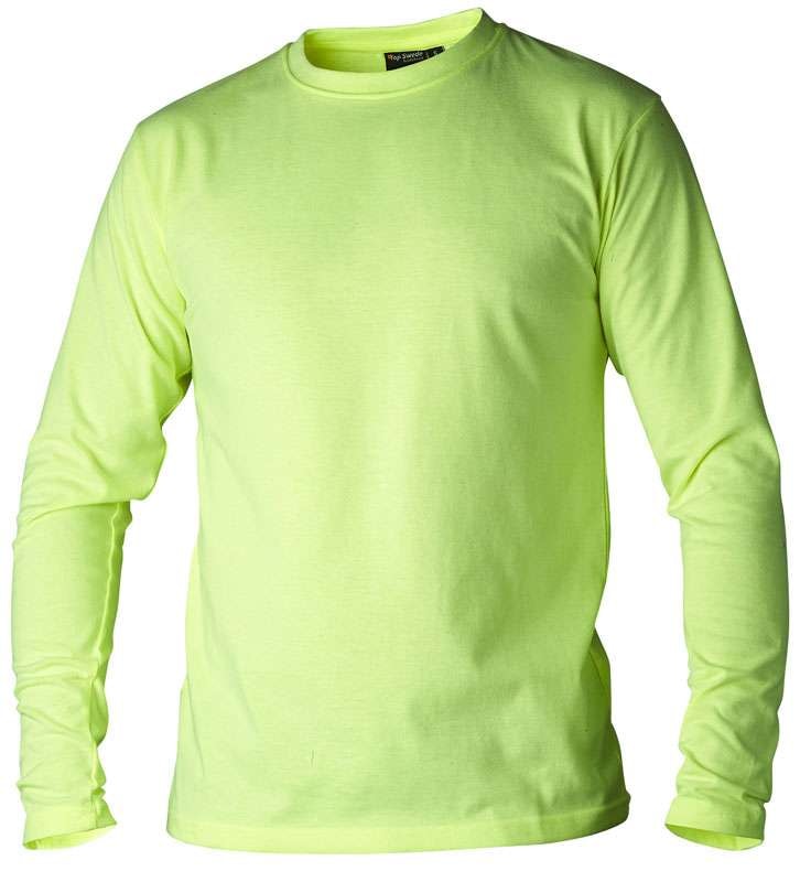 Top Swede T-Shirt med lång ärm 138 Varselgul 2XL