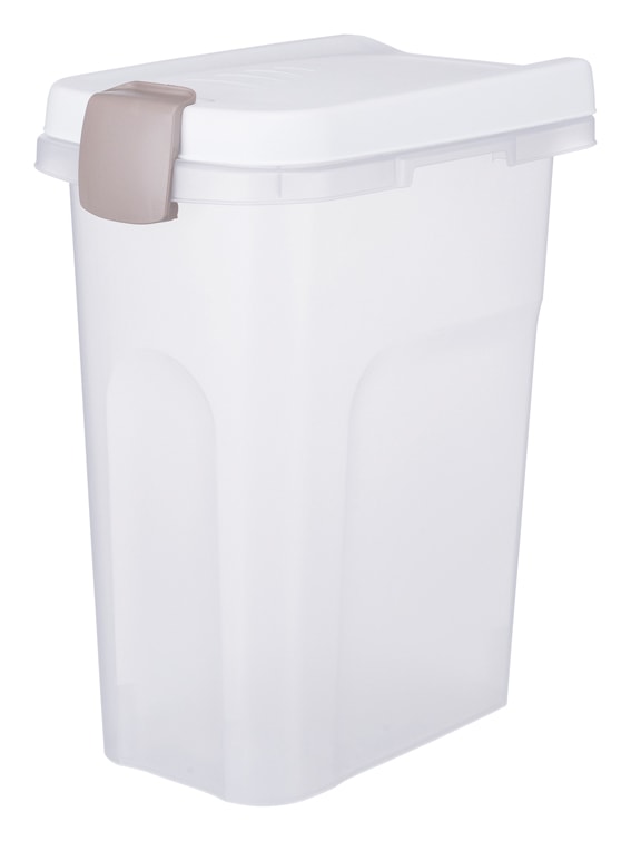 Trixie Fodertunna 15 l/22x41x33 cm Transparent/Vit