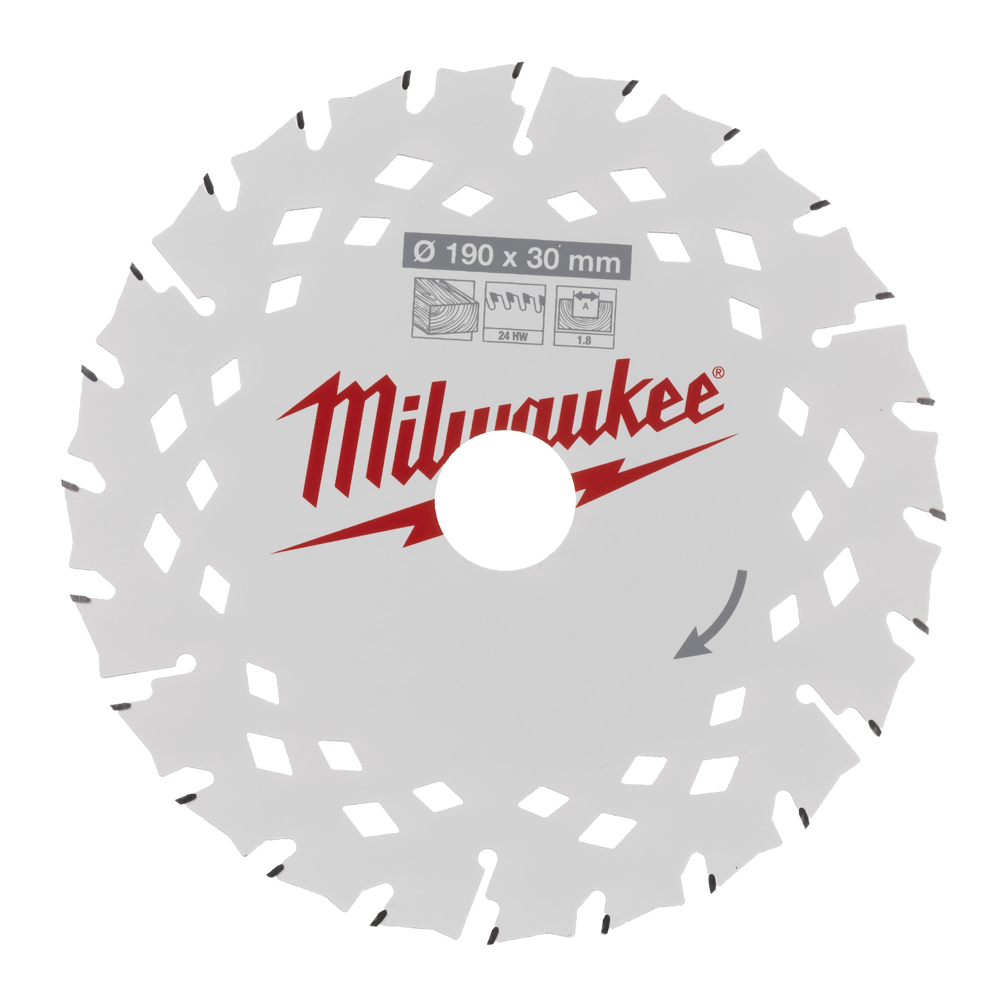 Milwaukee Cirkelsågklinga W190X30X1,8X24