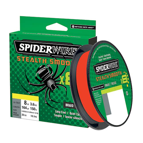 Spiderwire Fiskelina Stealth Smooth 8 0.09mm 150m Red