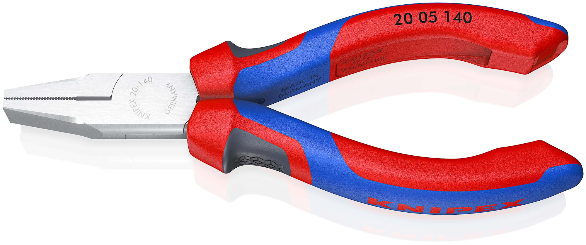 Knipex Flacktång 2005 2K, kromad