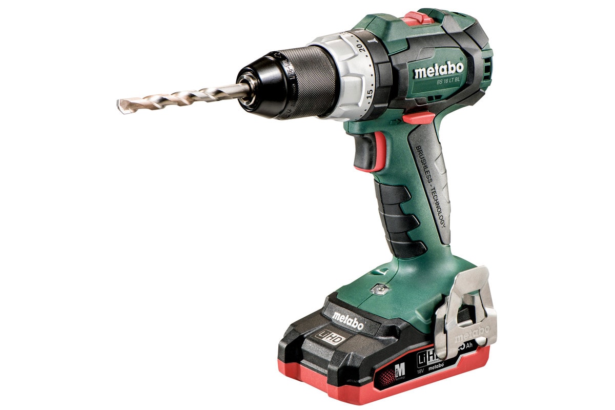 Metabo Borrskruvdragare BS 18 LT BL med 2st 3,5Ah LiHD-batterier & laddare
