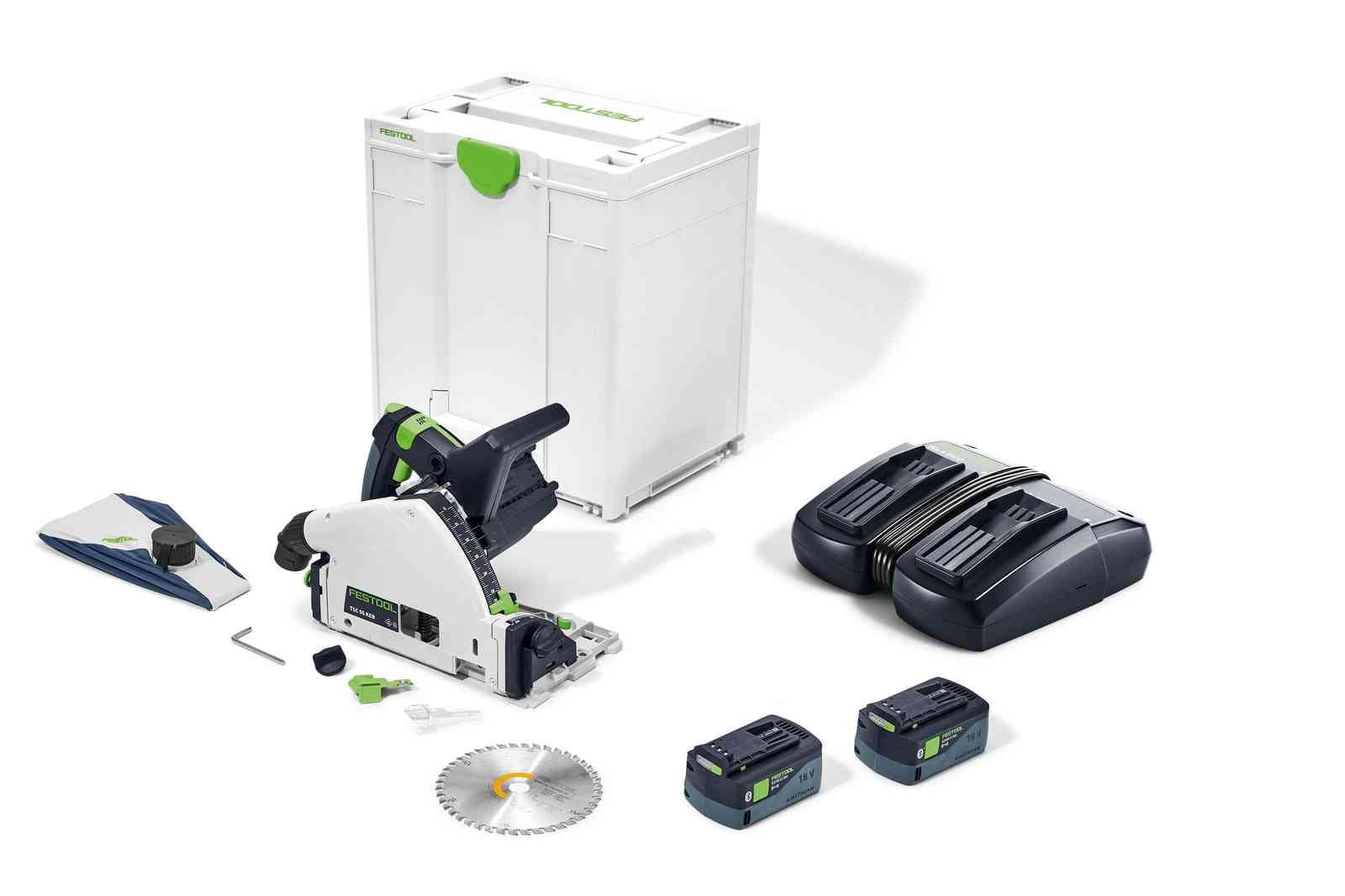 Festool Sänksåg 18 V TSC 55 5,0 KEBI-Plus/XL