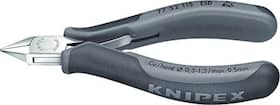 Knipex Electronics cutter 7752115ESD 115 mm, med liten fas, spiss og smalt hode