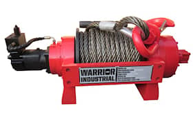 Warrior Winches JP 20,000 kg EN Teollinen hydraulinen vinssi, teräsvaijeri