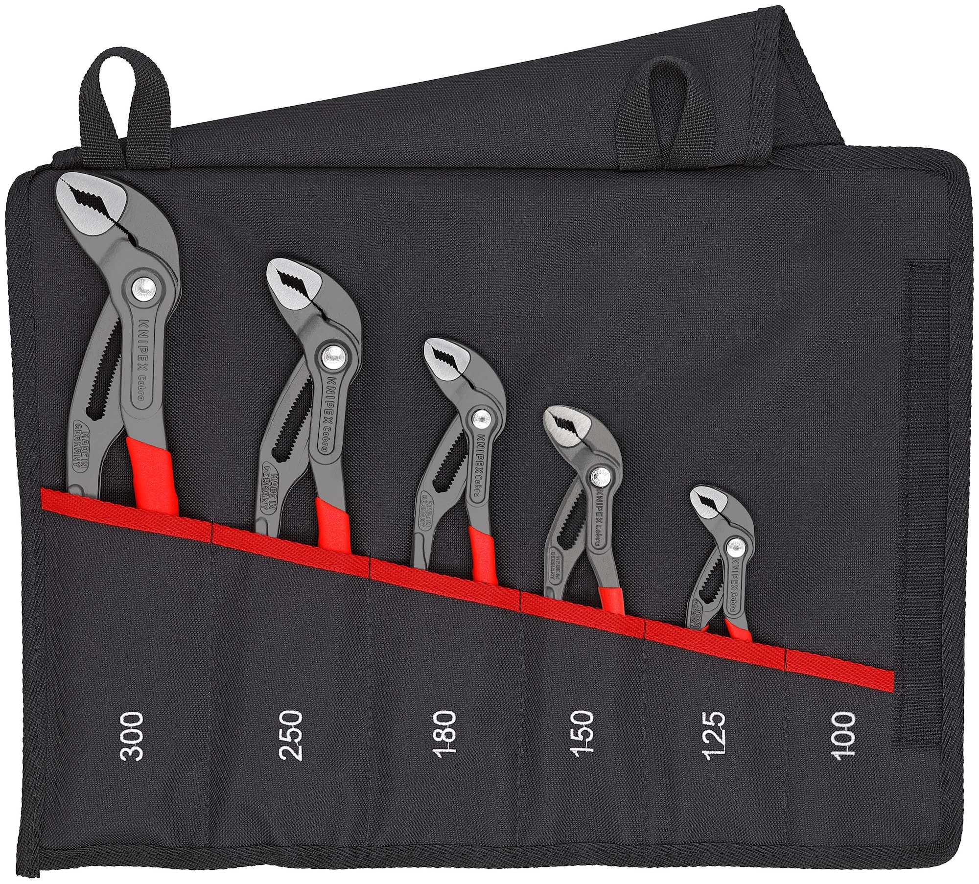 Knipex Polygrip 001955S5 Cobra i sats 5 delar