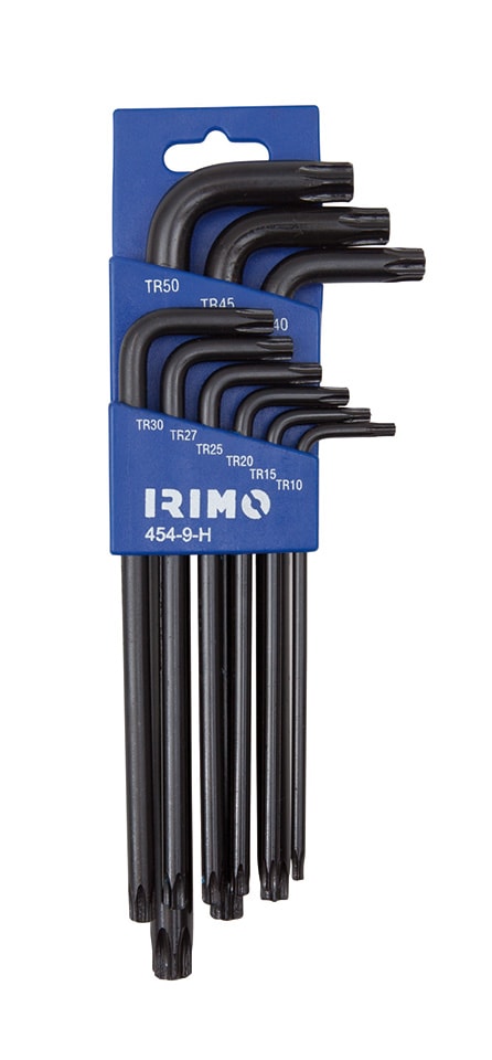 Irimo Turva-Torx-avainsarja TR10–TR50, 9 osaa