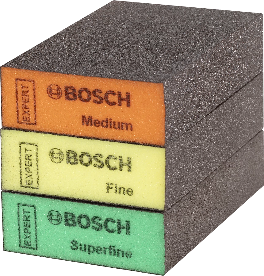 Bosch Slipsvampset Expert 69X97X26mm M/F/SF 3st