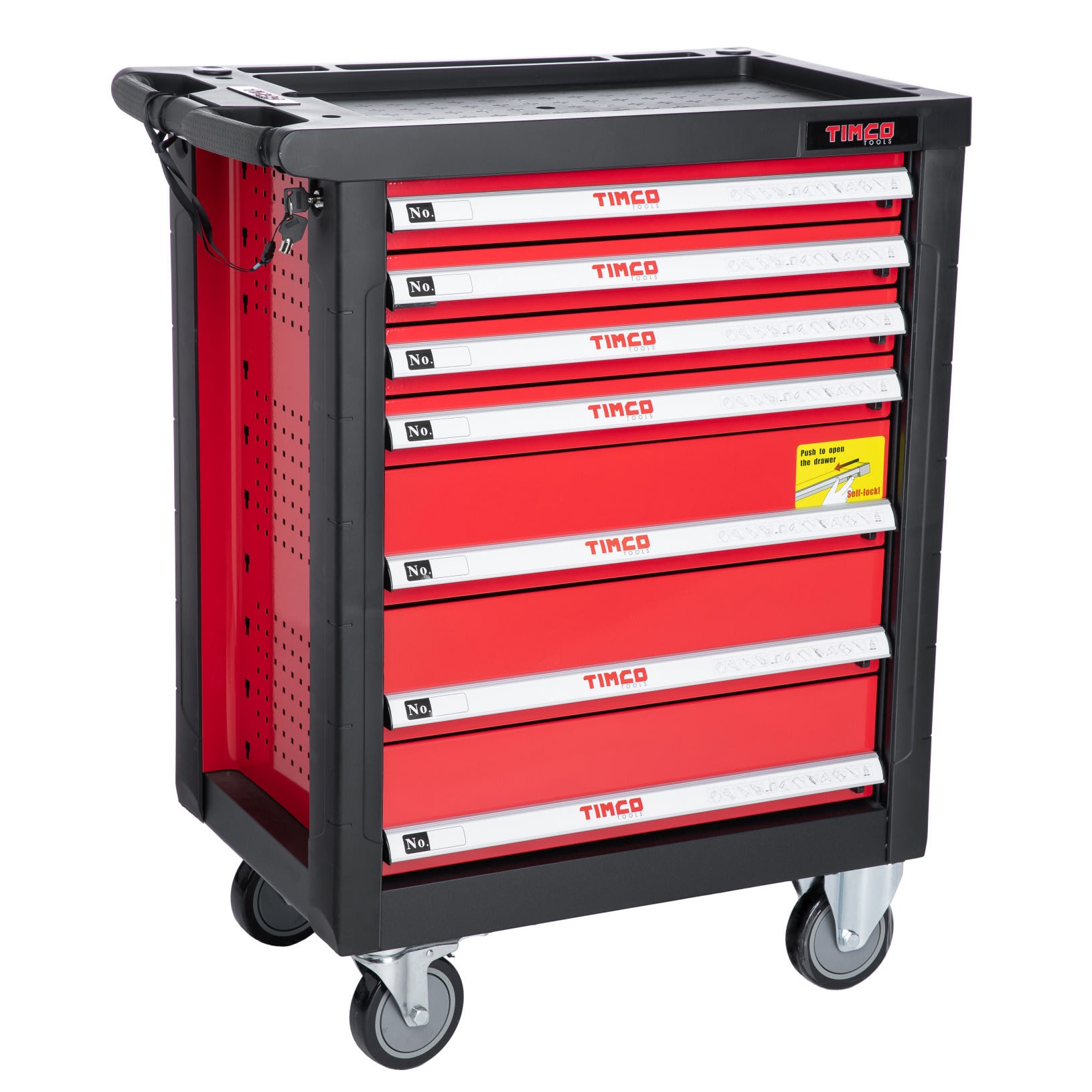 Timco 7DRW Verktygsvagn, 221 delar