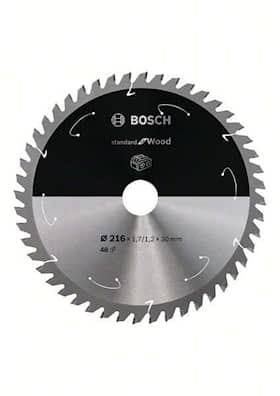 Bosch Sågklinga Standard for Wood 216×1,7/1,2×30mm 48T 5gr