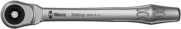 Wera Spärrhandtag 1/4 Zyklop Metal Push